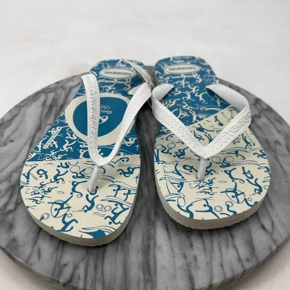 Havaianas Mens 11/12 Sandals Rio‎ 2016 Olympic Games Flip Flops Beach Pool Thong